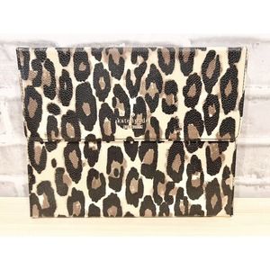 Kate Spade Black/Beige Leopard Print Bluetooth Keyboard Case for Ipad Mini